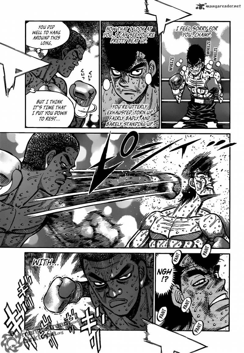 Hajime no Ippo: Fighting Spirit, Chapter 942 image 13